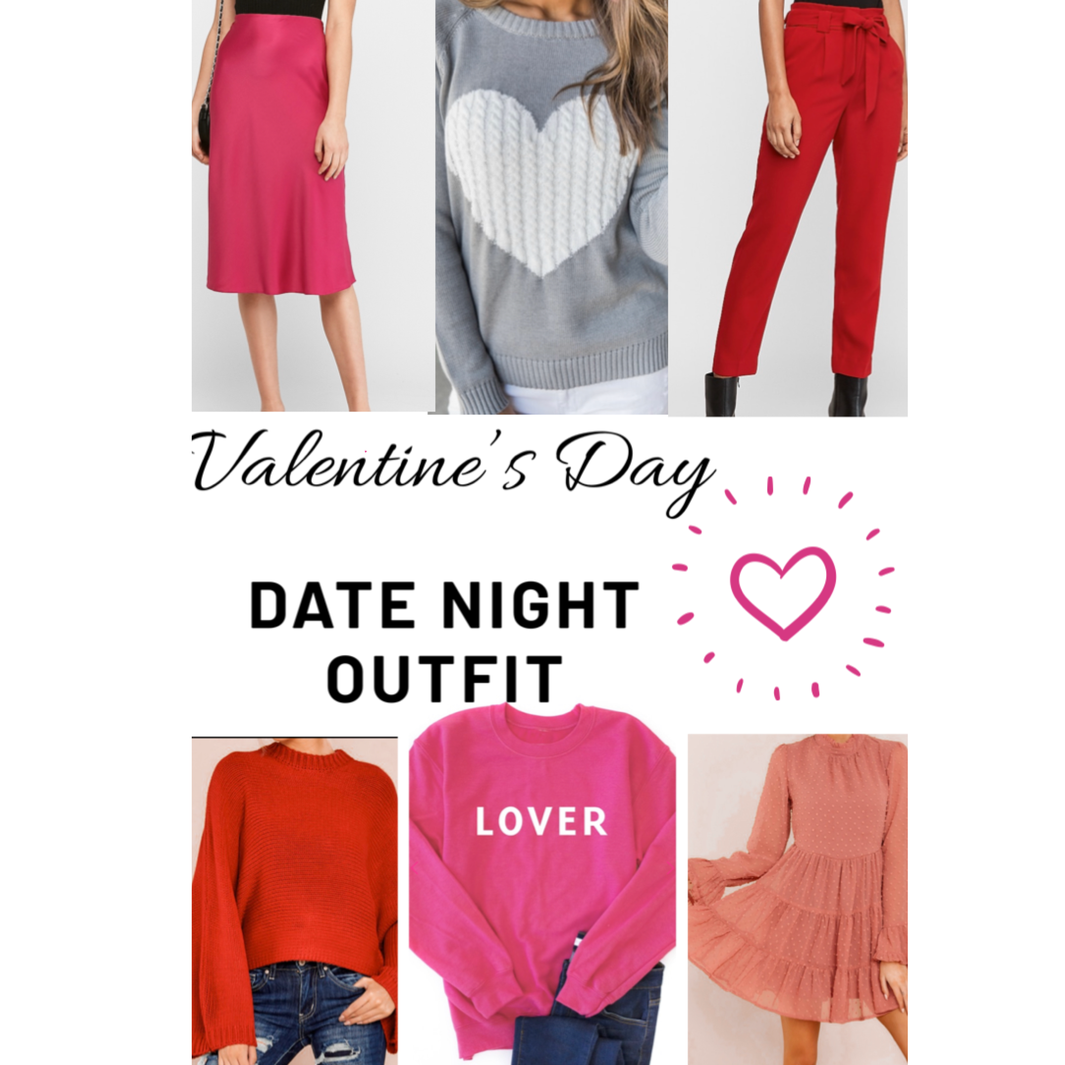Valentine's Day Date Night Outfits - Fearlessly Foster