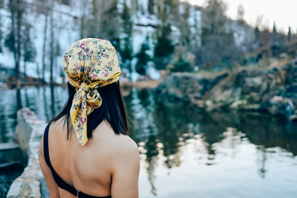 stawberry hot springs. how to style a bandana. 