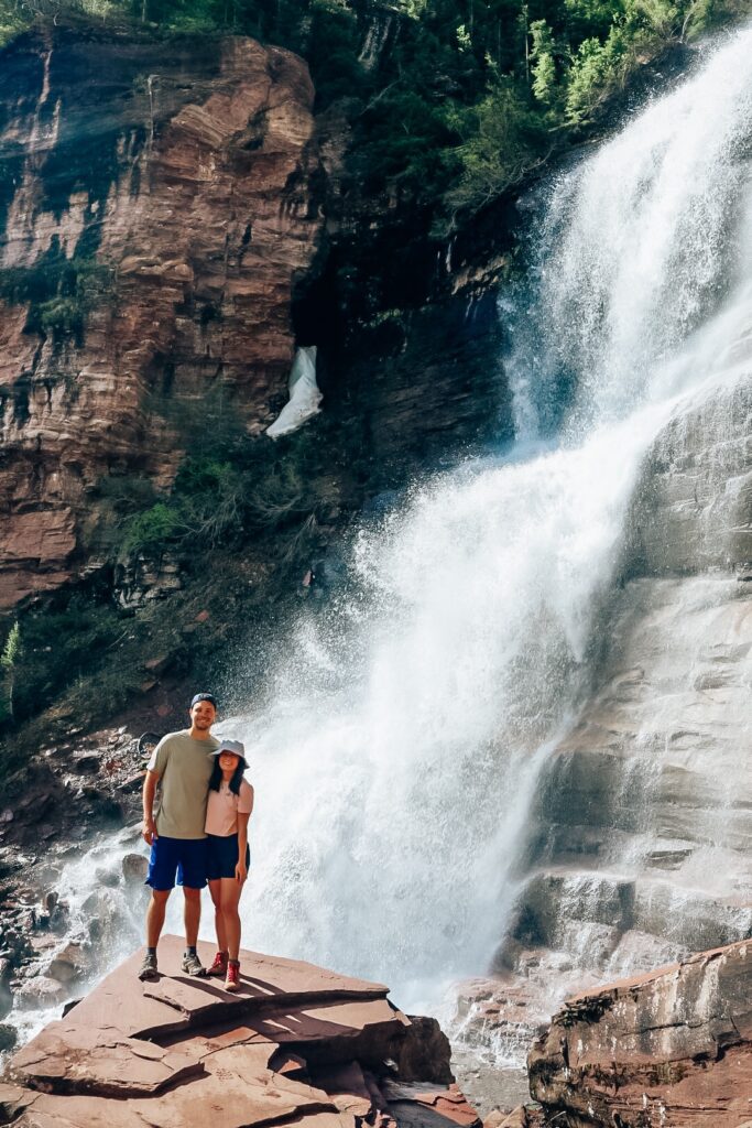 Bear Creek Waterfall Hike in Telluride Colorado 